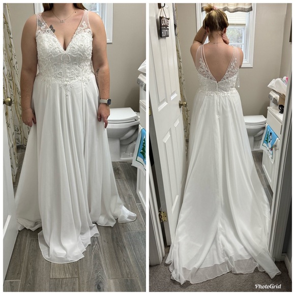 Brand new wedding dress size 16 - Picture 4 of 5